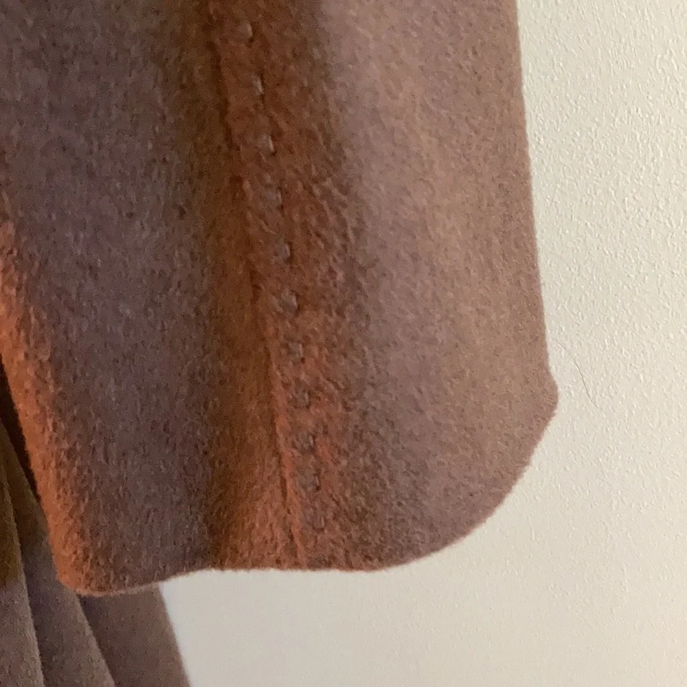 Weekend Max Mara 2  button (side to side)front tie belt/ coat color cocoa - Picture 6 of 16